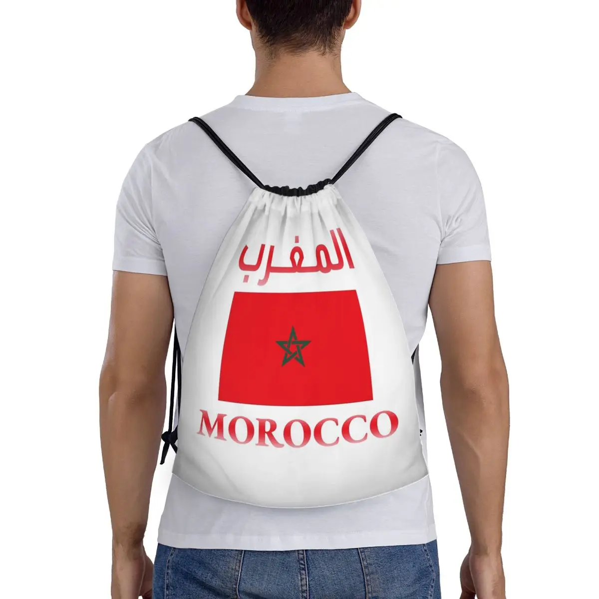 Moroccan Passport Kingdom Of Morocco Backpacks Casual Drawstring Bags Sundries Bag Book Bags for Travel Students
Moroccan Passport Kingdom Of Morocco Backpacks Casual Drawstring Bags Sundries Bag Book Bags for Travel Students