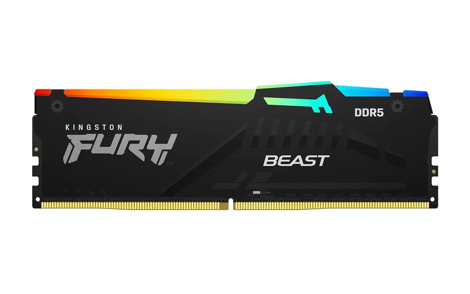 FURY Beast RGB 16GB 5600MT/s DDR5 CL40 DIMM Desktop Memory Single Module Intel XMP 3.0 Infrared Sync, Custom
FURY Beast RGB 16GB 5600MT/s DDR5 CL40 DIMM Desktop Memory Single Module Intel XMP 3.0 Infrared Sync, Custom