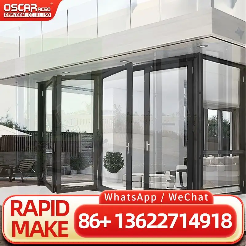 Алюминиевая стеклянная складная дверь, индивидуальный набор для современного домашнего сада, патио, складная для вилл, складная дверь
Алюминиевая стеклянная складная дверь, индивидуальный набор для современного домашнего сада, патио, складная для вилл, складная дверь