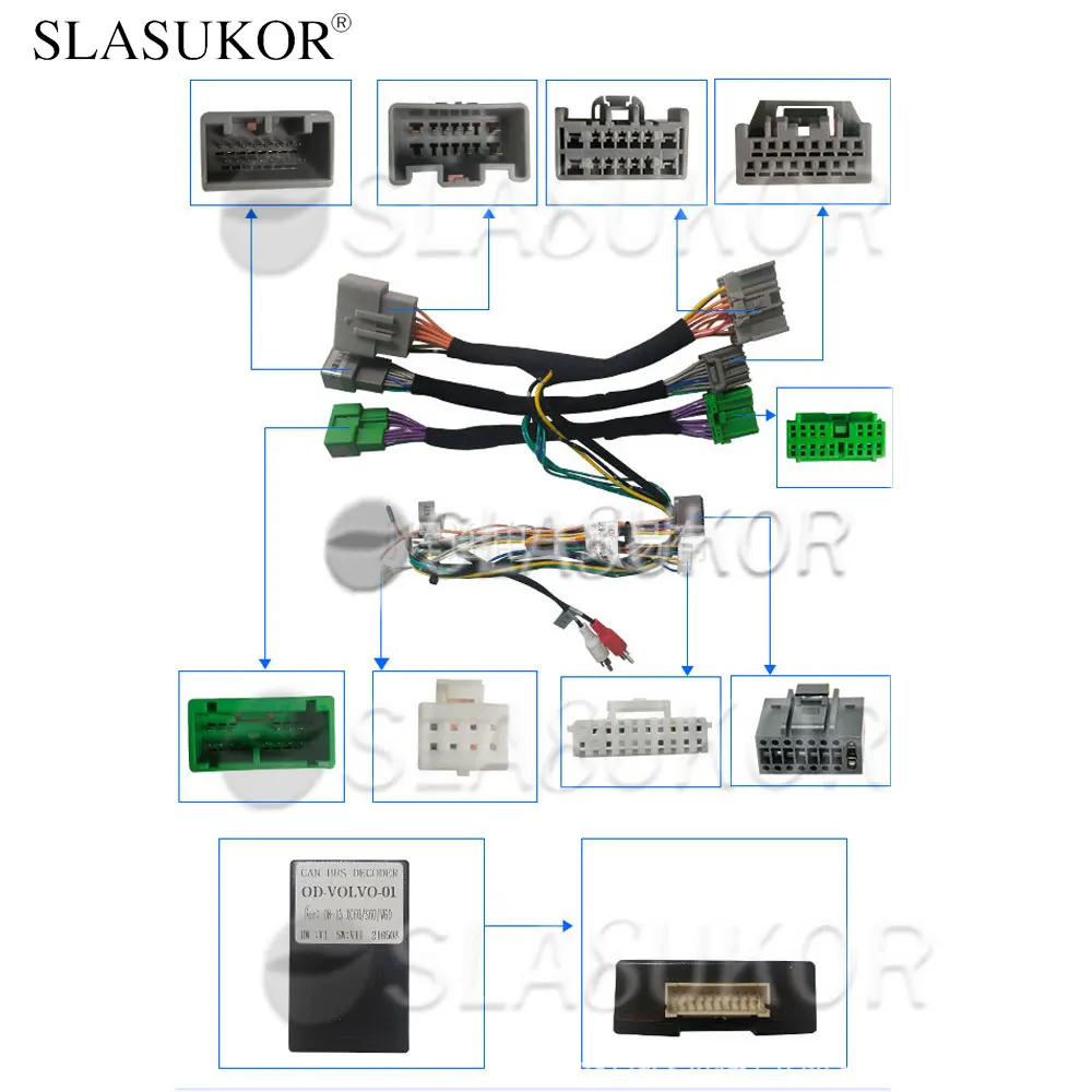 16-контактный автомобильный радиокабель с CAN Bus Box Canbus для VOLVO XC60 S60 V40 V60 2008-2013 кабель Canbus
16-контактный автомобильный радиокабель с CAN Bus Box Canbus для VOLVO XC60 S60 V40 V60 2008-2013 кабель Canbus