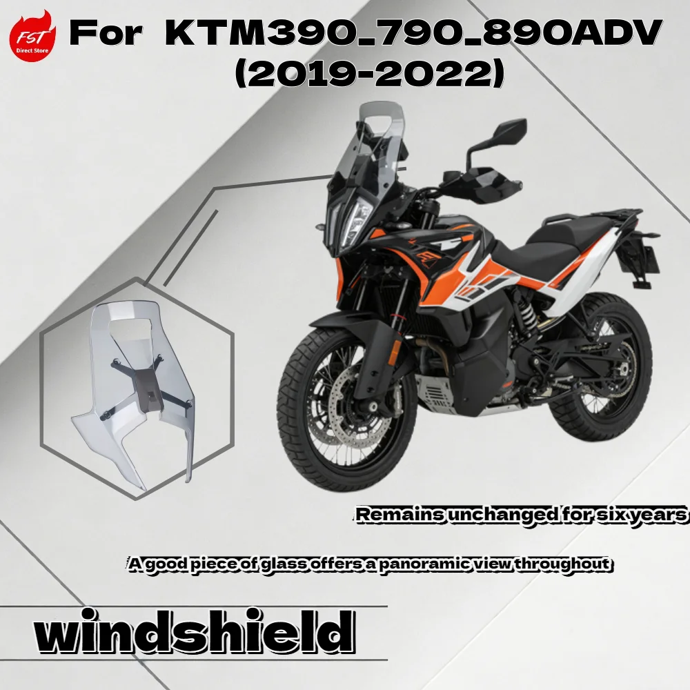 Fit K TM 390ADV 790ADV 890ADV High Wide Windshield Extended Offroad Windproof Front Fairing Wind Deflector
Fit K TM 390ADV 790ADV 890ADV High Wide Windshield Extended Offroad Windproof Front Fairing Wind Deflector