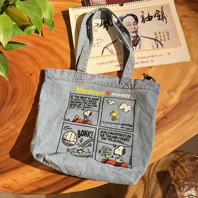 Новинка Kawaii Snoopy джинсовая сумка через плечо с вышивкой сумка для путешествий для поездок большой емкости аниме практичный подарок на день рождения для девочек
Новинка Kawaii Snoopy джинсовая сумка через плечо с вышивкой сумка для путешествий для поездок большой емкости аниме практичный подарок на день рождения для девочек