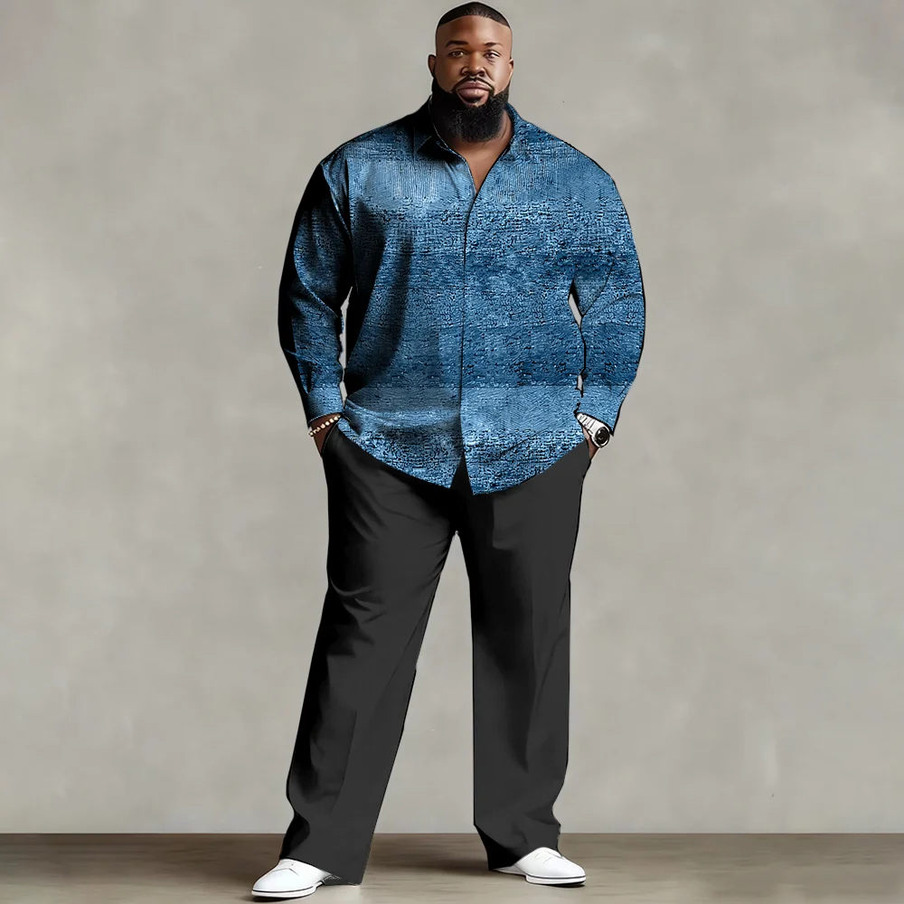 S-9xl plus size Men's Shirt Set: Texture Charm - Breathable Fabric, Sleek Dobby Weave Textures, Wrinkle-Resistant,
S-9xl plus size Men's Shirt Set: Texture Charm - Breathable Fabric, Sleek Dobby Weave Textures, Wrinkle-Resistant,