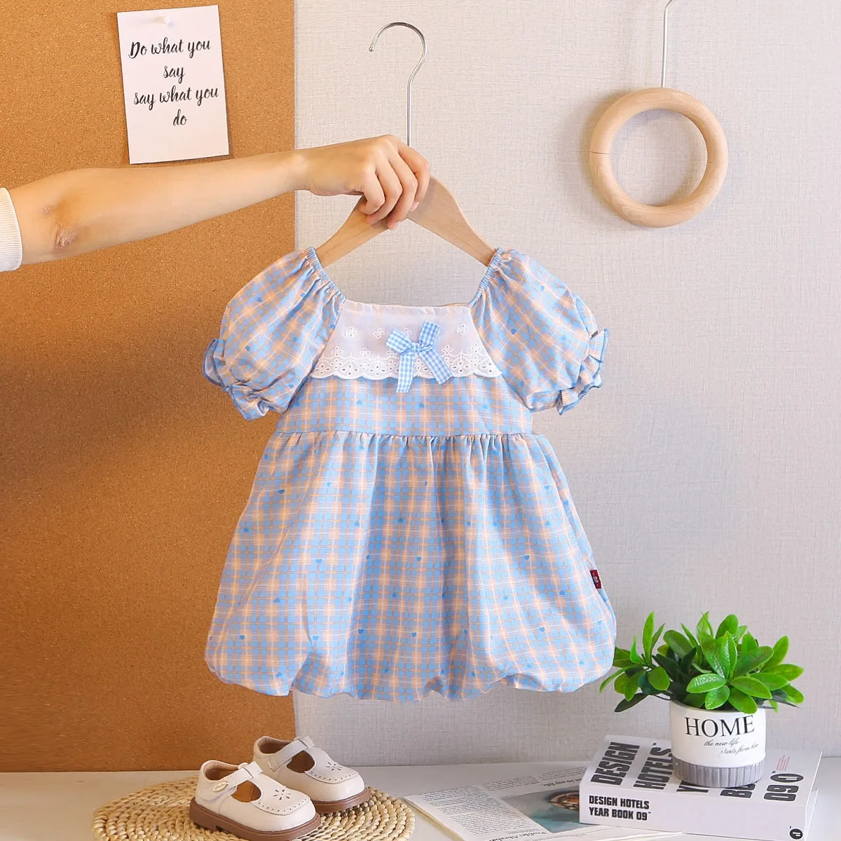 Summer New Style Baby Girl Bubble Sleeve Dress Sweet Princess Children's Flower Bud Dress 80-130cm
Summer New Style Baby Girl Bubble Sleeve Dress Sweet Princess Children's Flower Bud Dress 80-130cm