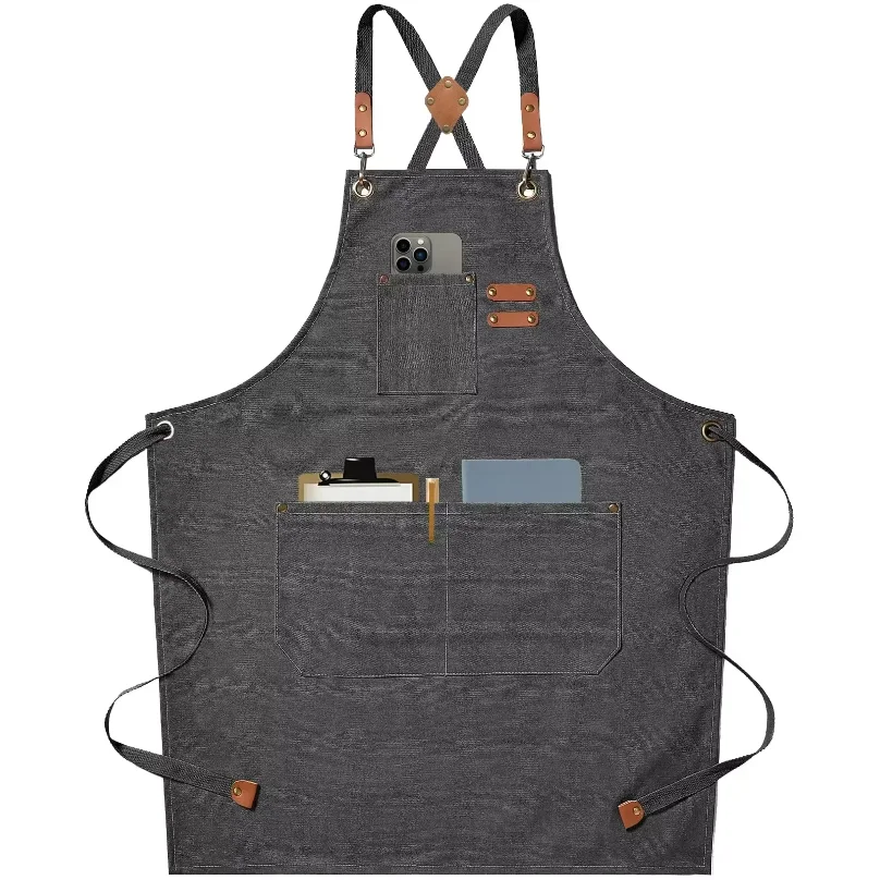 Perfessional Kitchen Apron Fashion Canvas Chef Apron cocina accesorios de cocina novedosos Straps For BBQ Shop Nail Salon
Perfessional Kitchen Apron Fashion Canvas Chef Apron cocina accesorios de cocina novedosos Straps For BBQ Shop Nail Salon