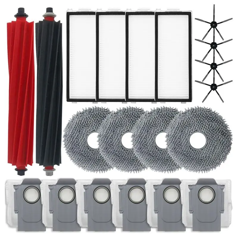 【HIGH GRADE】For Roborock Qrevo Master Robot Vacuum Cleaner Main Side Brush HEPA Filters Mop Cloth Dust Bags Replacement Parts
【HIGH GRADE】For Roborock Qrevo Master Robot Vacuum Cleaner Main Side Brush HEPA Filters Mop Cloth Dust Bags Replacement Parts
