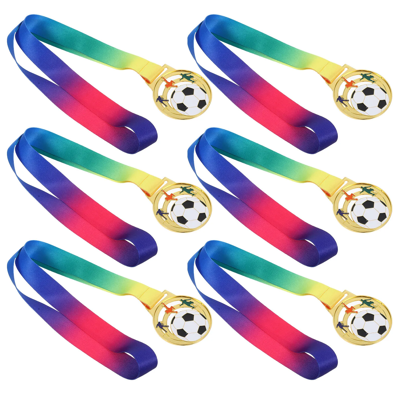 6Pcs Kids Soccer Medals Metal Alloy Hollow Out Football Awards for Sports Day Play Activities Reward Medal for Youth
6Pcs Kids Soccer Medals Metal Alloy Hollow Out Football Awards for Sports Day Play Activities Reward Medal for Youth