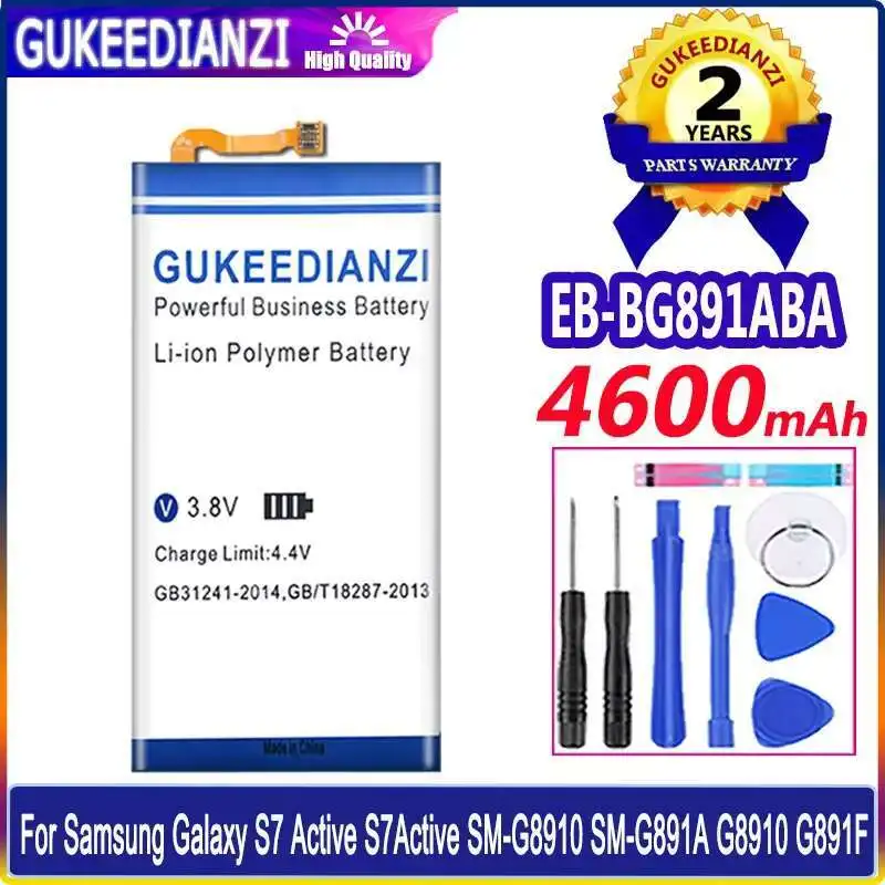 Mobile Phone Battery EB-BG891ABA 4600mAh For Samsung Galaxy S7 Active S7Active SM-G8910 SM-G891A G8910 G891F
Mobile Phone Battery EB-BG891ABA 4600mAh For Samsung Galaxy S7 Active S7Active SM-G8910 SM-G891A G8910 G891F