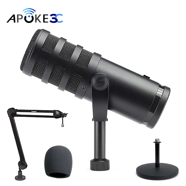 Professional Easily Integrated Function Samson Q9U XLR/USB Dynamic Broadcast Microphone Mini Microphones
Professional Easily Integrated Function Samson Q9U XLR/USB Dynamic Broadcast Microphone Mini Microphones
