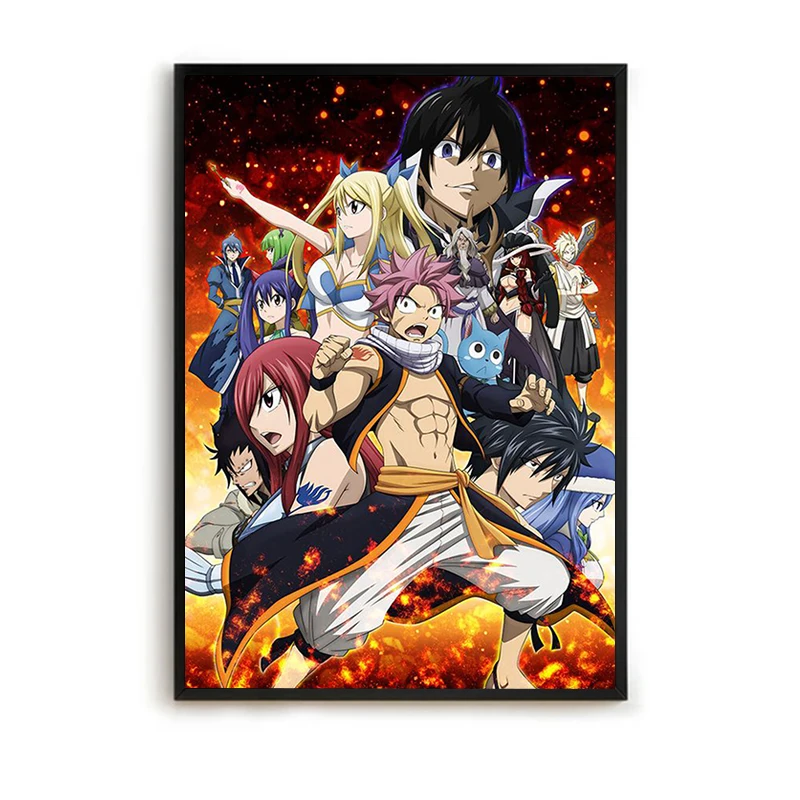 Fairy Tail Decorative Prints Wall Painting on Canvas Decor for Room Decors Aesthetic Pinterest Poster Decoration Home Anime Art
Fairy Tail Decorative Prints Wall Painting on Canvas Decor for Room Decors Aesthetic Pinterest Poster Decoration Home Anime Art