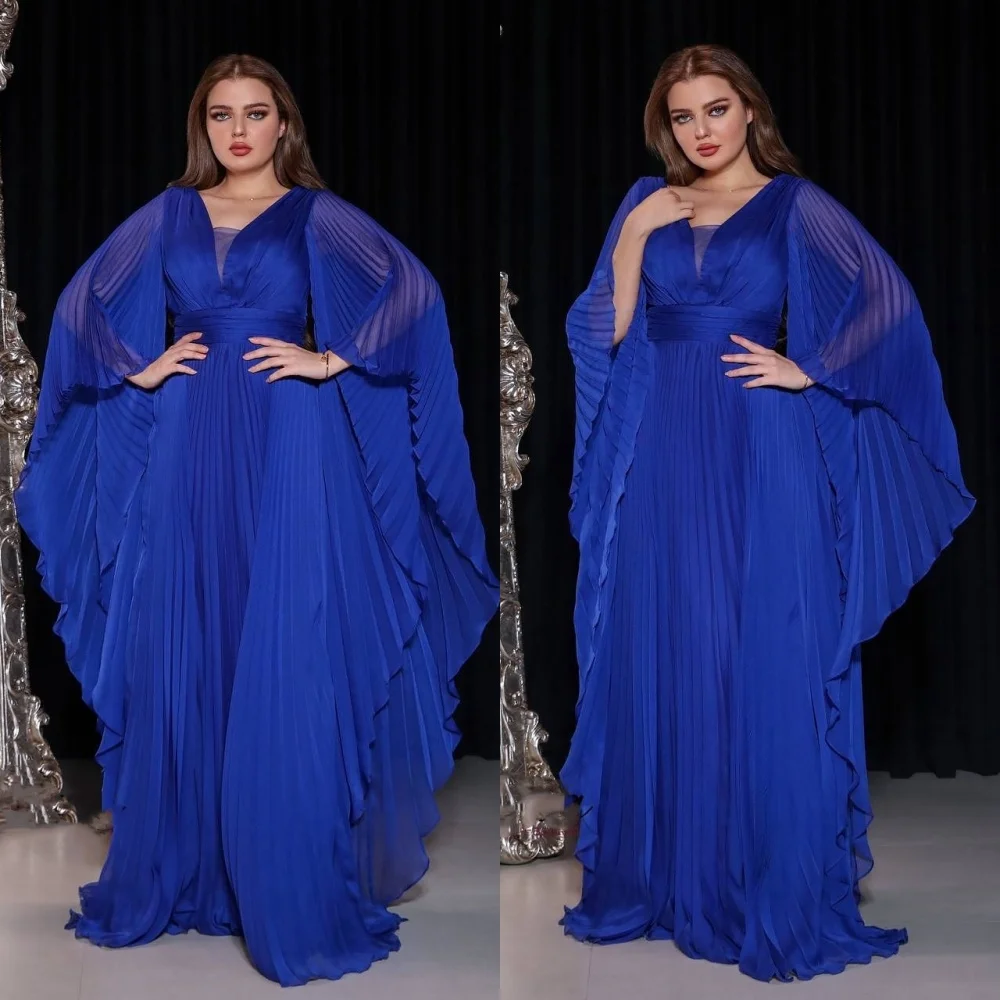 Customized Prom Simple V-neck A-line Floor Length Dresses Draped Chiffon Formal Occasion Gown 연주 드레스black Womenvestido Elegant
Customized Prom Simple V-neck A-line Floor Length Dresses Draped Chiffon Formal Occasion Gown 연주 드레스black Womenvestido Elegant