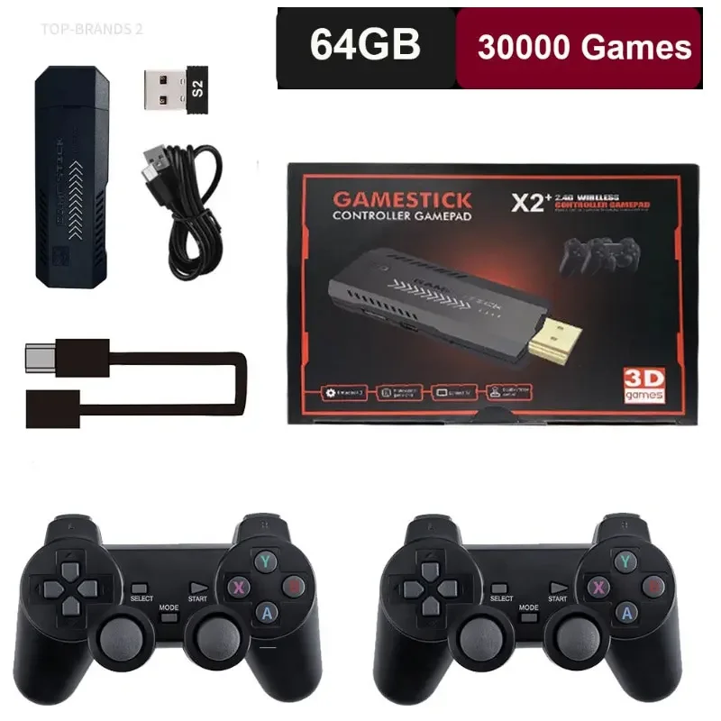 LOERSS GD10 Plus Retro Game Console 4K X2 Plus Video Game HD TV Game Stick 2.4G Dual Handle Portable 64GB 30000 Game For PS1 PSP
LOERSS GD10 Plus Retro Game Console 4K X2 Plus Video Game HD TV Game Stick 2.4G Dual Handle Portable 64GB 30000 Game For PS1 PSP