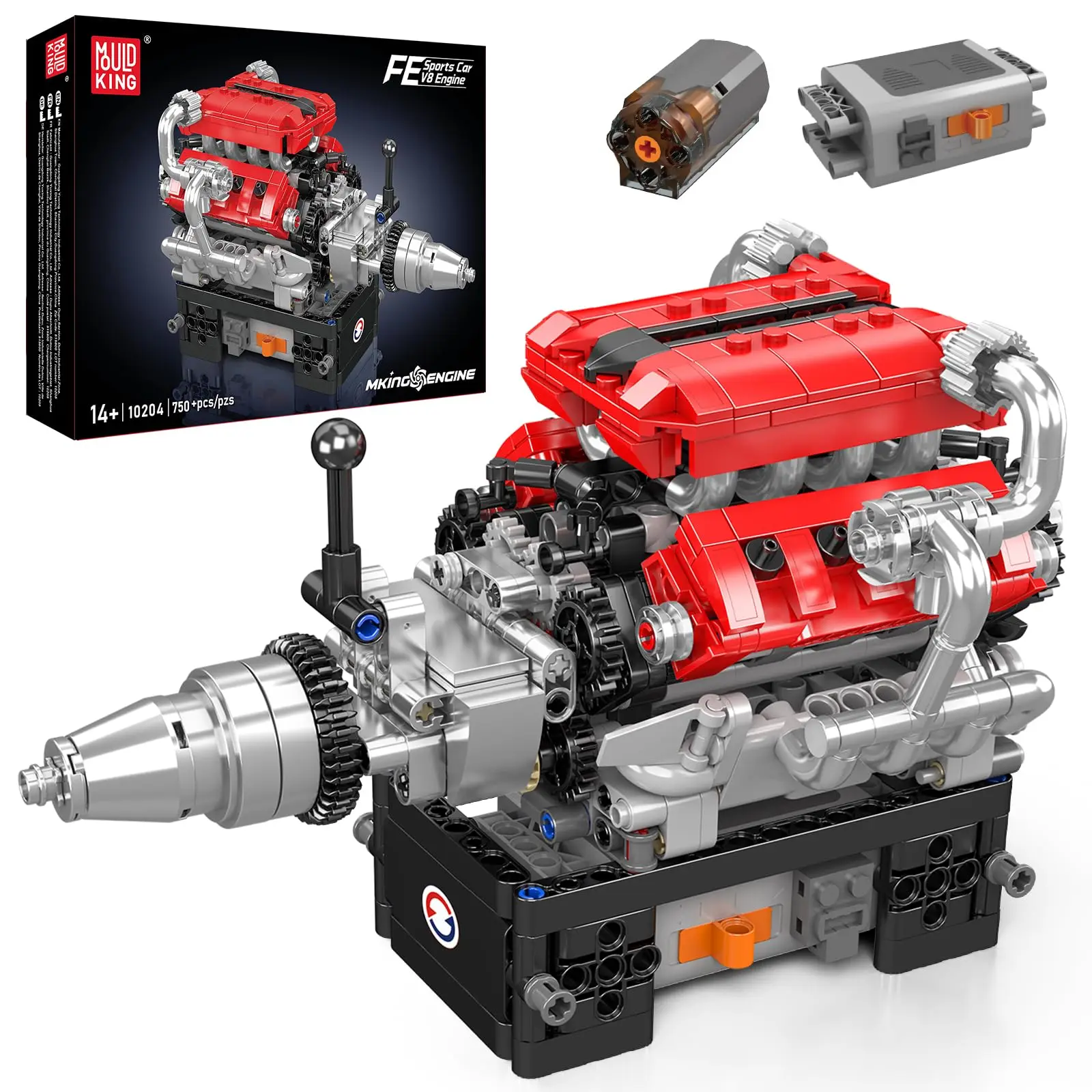 V8 Engine Building Blocks Sets, V8 Engine Model kit That Run, Build Your Own STEM Model Mini Engine, 8-Cylinder FE Car Engine
V8 Engine Building Blocks Sets, V8 Engine Model kit That Run, Build Your Own STEM Model Mini Engine, 8-Cylinder FE Car Engine