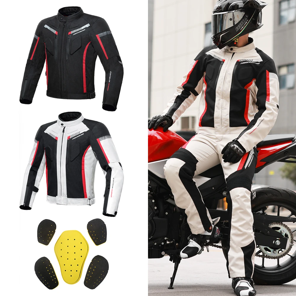 Men's Motorcycle Jacket Anti-fall Wear-resistant Motorbike Jacket With 5pcs Protector Motocross Racing Clothing Protection
Men's Motorcycle Jacket Anti-fall Wear-resistant Motorbike Jacket With 5pcs Protector Motocross Racing Clothing Protection