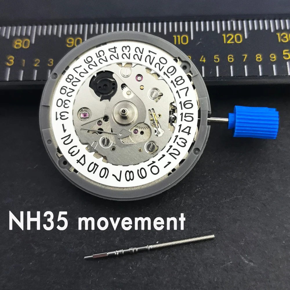 Japan Genuine NH35 NH35A Movement High Accuracy Mechanical Automatic Watch 24 Jewels Date Display Watch Parts Mod
Japan Genuine NH35 NH35A Movement High Accuracy Mechanical Automatic Watch 24 Jewels Date Display Watch Parts Mod