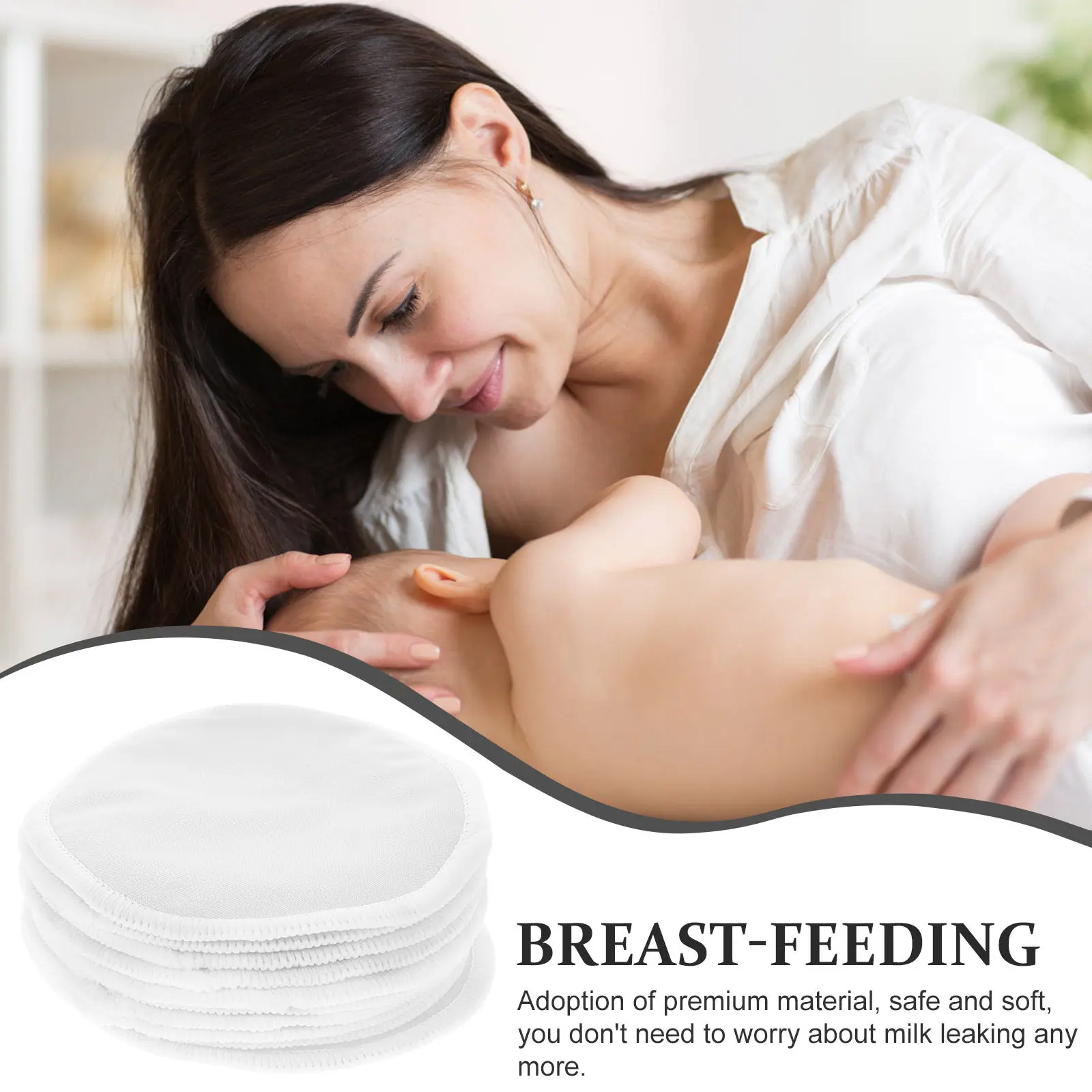 10Pcs Nursing Pads Reusable Washable Breast Pads for Breastfeeding Maternity Absorbent Comfortable Nursing Essentials
10Pcs Nursing Pads Reusable Washable Breast Pads for Breastfeeding Maternity Absorbent Comfortable Nursing Essentials
