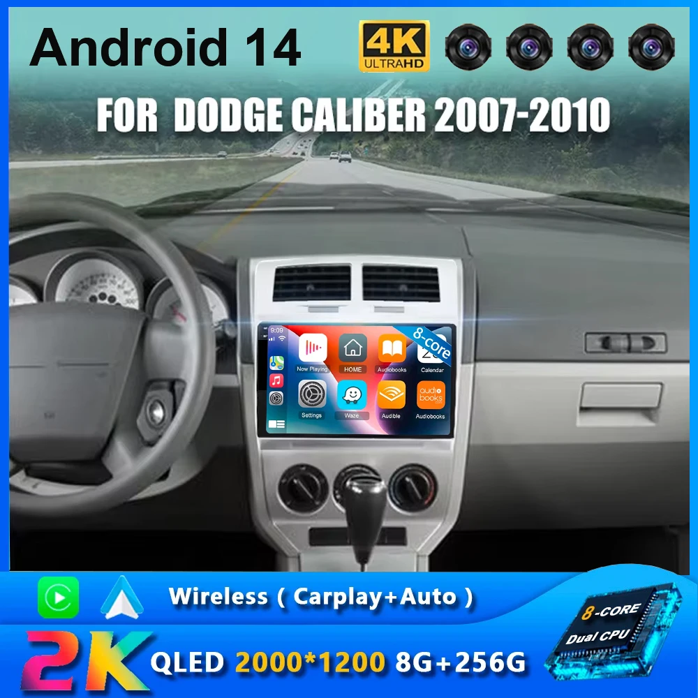 Android 14 Car Radio Multimedia Video Navigation For Dodge Caliber 2007 - 2012 2 Din Stereo DVD Head Unit Speaker Carplay Auto
Android 14 Car Radio Multimedia Video Navigation For Dodge Caliber 2007 - 2012 2 Din Stereo DVD Head Unit Speaker Carplay Auto