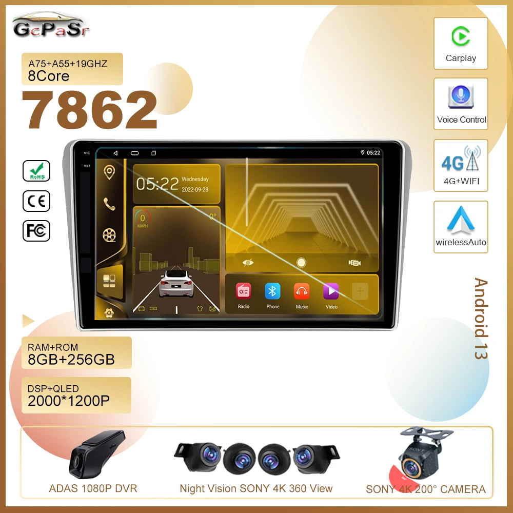 Автомобильный Dvd-проигрыватель Android для Toyota Avensis T250 2 II 2003-2009, автомобильное радио, стерео, мультимедийный проигрыватель, искусственная мощность, Wi-Fi, разъем 2din
Автомобильный Dvd-проигрыватель Android для Toyota Avensis T250 2 II 2003-2009, автомобильное радио, стерео, мультимедийный проигрыватель, искусственная мощность, Wi-Fi, разъем 2din