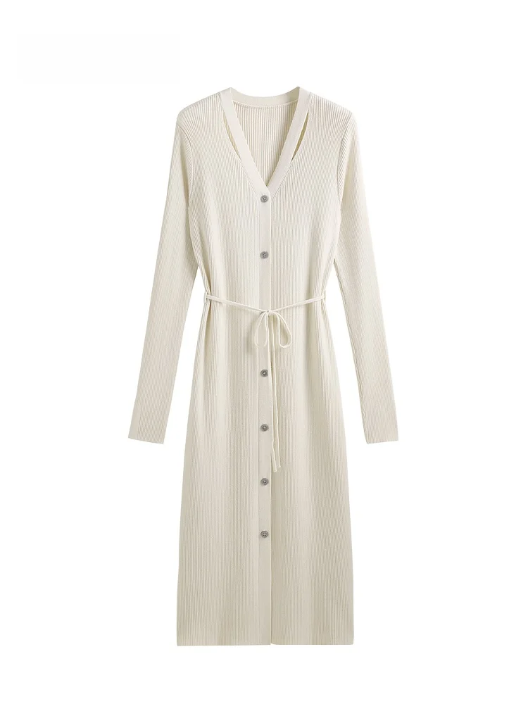 JZZDEMM Knitted Dress Women's Spring Autumn Long Sleeve Knee-Length Base Layer Dress Vintage Style A-Line Skirt V-Neck Casual
JZZDEMM Knitted Dress Women's Spring Autumn Long Sleeve Knee-Length Base Layer Dress Vintage Style A-Line Skirt V-Neck Casual