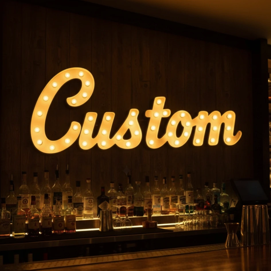 Custom Bulb Letters Metal Light Marquee Signs Custom Business Illuminated Signs Ideal Shop Decor Custom Vintage Light Up Wall
Custom Bulb Letters Metal Light Marquee Signs Custom Business Illuminated Signs Ideal Shop Decor Custom Vintage Light Up Wall