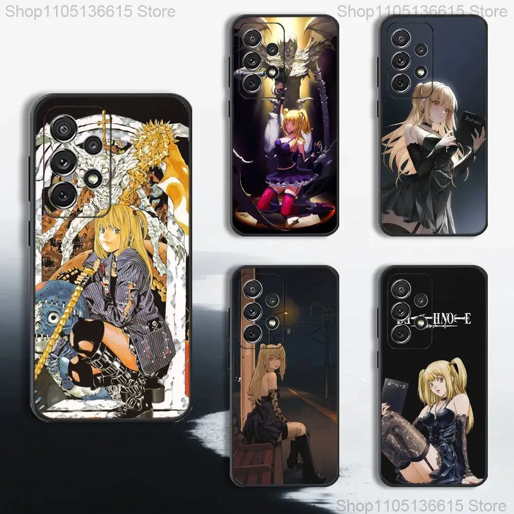 D-Death M-Misa N-Note Phone Case For Samsung S25,S24,S23,S22,S21,S20,S10,Ultra,Plus,Lite,FE,Soft Silicone Black Cover
D-Death M-Misa N-Note Phone Case For Samsung S25,S24,S23,S22,S21,S20,S10,Ultra,Plus,Lite,FE,Soft Silicone Black Cover