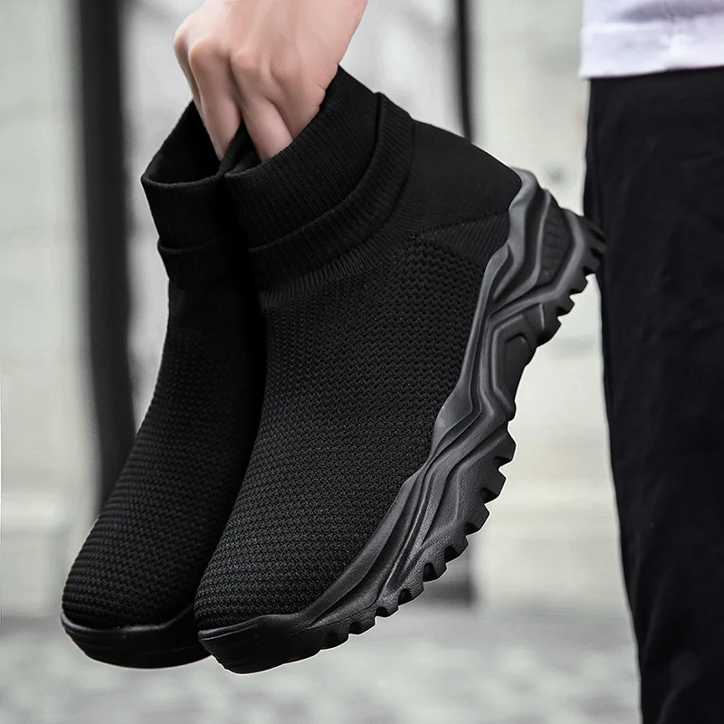 Classic Black Sneakers Male Socks Shoes Summer Knit Running Shoes Man Big Szie 45 Platform Women Sport Sneaker zapatillas hombre
Classic Black Sneakers Male Socks Shoes Summer Knit Running Shoes Man Big Szie 45 Platform Women Sport Sneaker zapatillas hombre