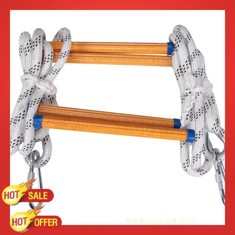 B47C 6.5Ft Flexible Ladder Rope Ladder Insulated Ladder Rescue Ladder Rock Climbing Anti-Skid Engineering Rope Ladder 
B47C 6.5Ft Flexible Ladder Rope Ladder Insulated Ladder Rescue Ladder Rock Climbing Anti-Skid Engineering Rope Ladder