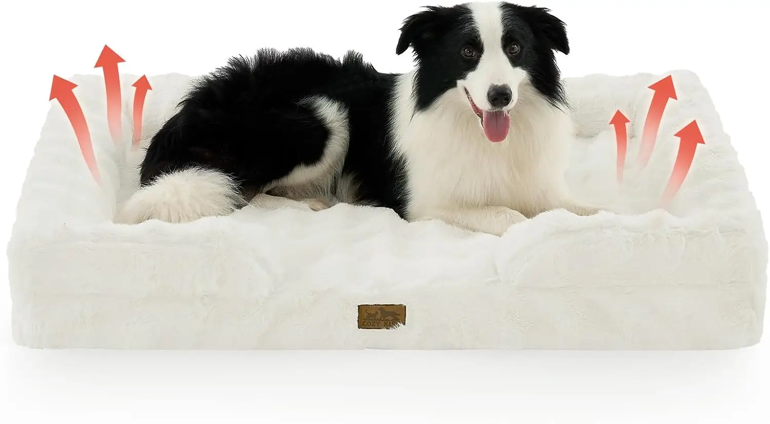 Warm Orthopedic Dog Bed for Large Pets, Faux Fur Sofa with Washable Cover, Supports Up to 100 lbs, XL Size Beige
Warm Orthopedic Dog Bed for Large Pets, Faux Fur Sofa with Washable Cover, Supports Up to 100 lbs, XL Size Beige