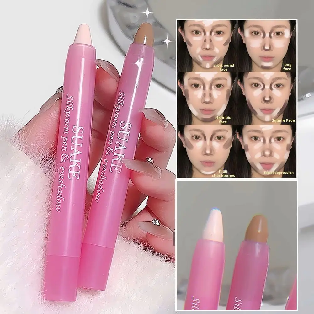 Matte Lying Silkworm Pen Highlighter Contouring Stick Outline Shadow Face Cosmetic Cream Korea Brightening Concealer Bronze X0W3
Matte Lying Silkworm Pen Highlighter Contouring Stick Outline Shadow Face Cosmetic Cream Korea Brightening Concealer Bronze X0W3