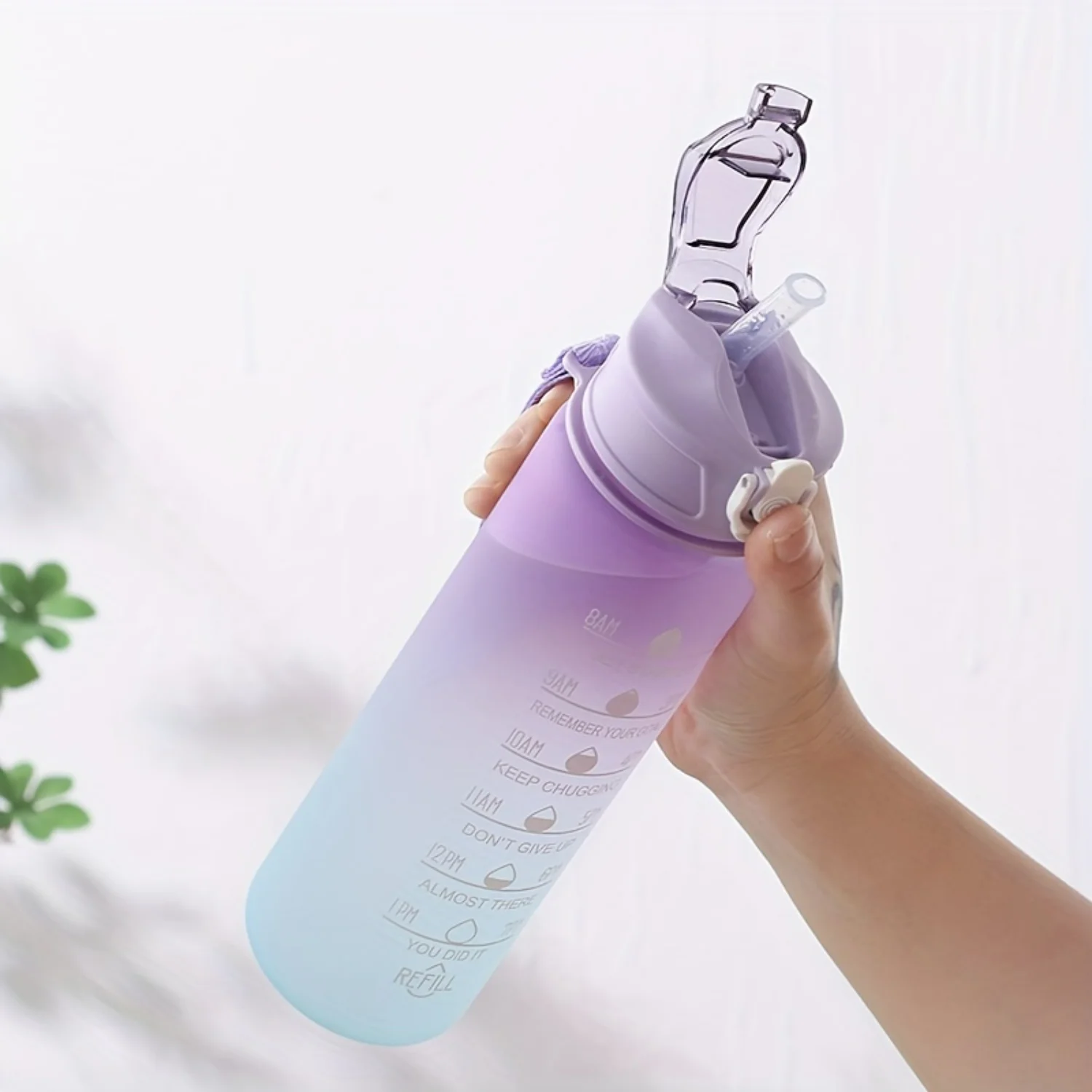750ml Inspiring Water Bottle with Time Marker & Straw - Your Daily Hydration Companion for Fitness, Gym, School, Yoga, Hiking, a
750ml Inspiring Water Bottle with Time Marker & Straw - Your Daily Hydration Companion for Fitness, Gym, School, Yoga, Hiking, a