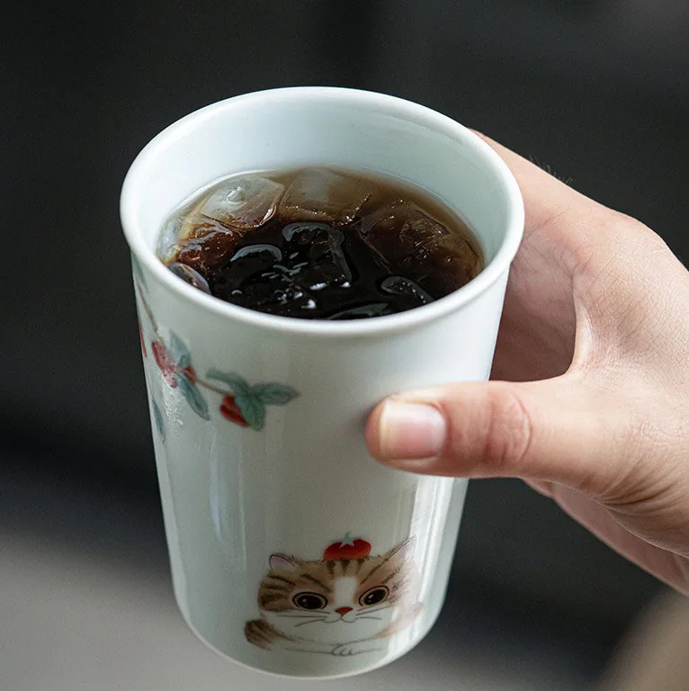 Керамическая кошка с мультяшным котом, кола, гостиная, личная одинарная вода, большая емкость, пивная чашка, офис, чай
Керамическая кошка с мультяшным котом, кола, гостиная, личная одинарная вода, большая емкость, пивная чашка, офис, чай