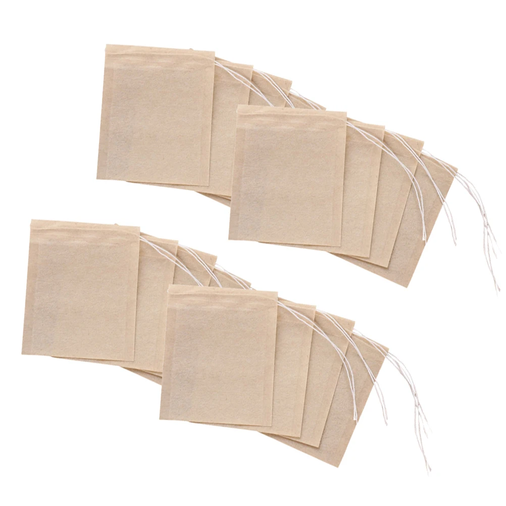 200 Pcs Filter Paper Tea Bag Loose Leaf Bags Drawstring Strainer Kitchen Disposable
200 Pcs Filter Paper Tea Bag Loose Leaf Bags Drawstring Strainer Kitchen Disposable