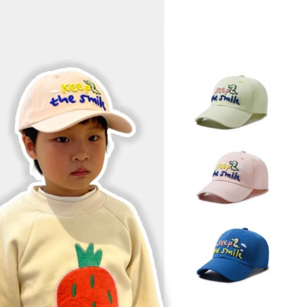 Cartoon Children's Baseball Cap Letter Embroidery Adjustable Children's Sun Hat Breathable Solid Color Sunscreen Hat Unisex
Cartoon Children's Baseball Cap Letter Embroidery Adjustable Children's Sun Hat Breathable Solid Color Sunscreen Hat Unisex