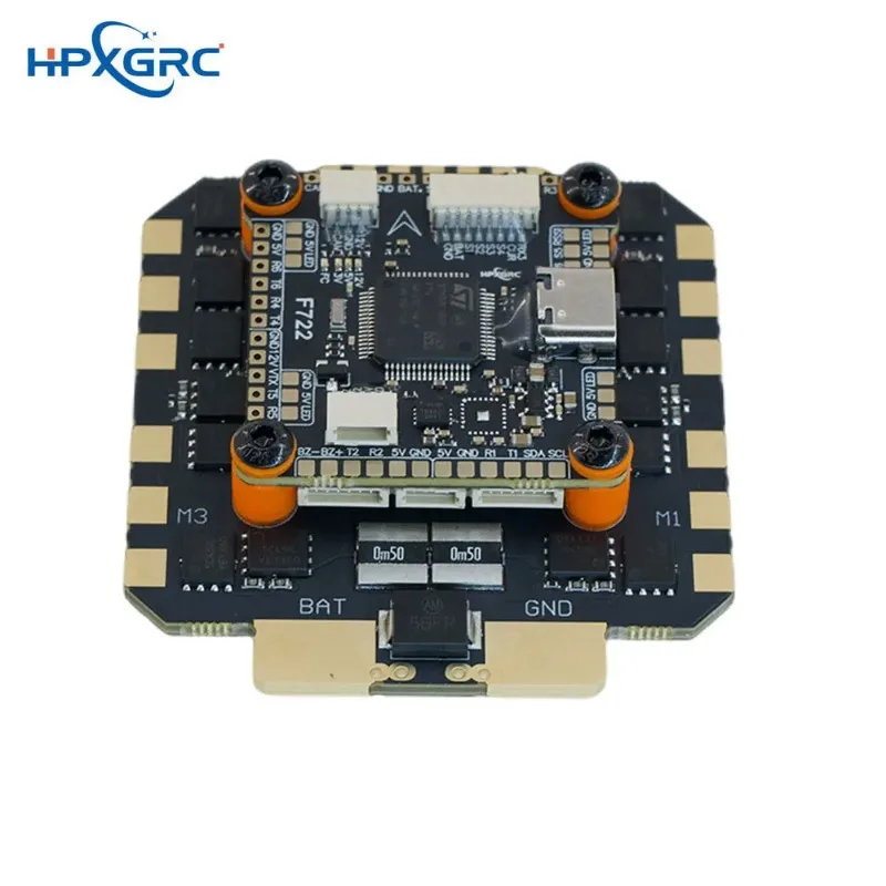 HPXGRC F722 Stack Flight Controller ICM42688P 80A/100A/120A ESC 3-8S LIPO 30.5x30.5mm for RC FPV Racing Drone
HPXGRC F722 Stack Flight Controller ICM42688P 80A/100A/120A ESC 3-8S LIPO 30.5x30.5mm for RC FPV Racing Drone