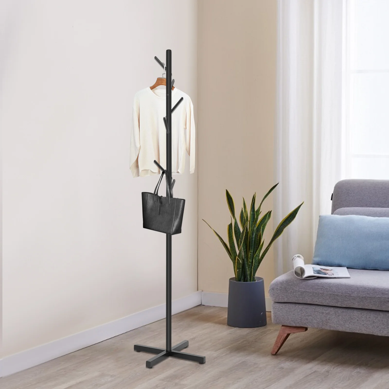 Отдельно стоящая вешалка для одежды в форме дерева, вешалка для одежды, органайзер для одежды, 22–05 фунтов, несущая нагрузка для спален, гостиных
Отдельно стоящая вешалка для одежды в форме дерева, вешалка для одежды, органайзер для одежды, 22–05 фунтов, несущая нагрузка для спален, гостиных