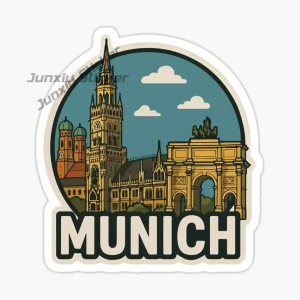 MUNICH GERMANY Flag Decal Vinyl Self Adhesive Decorative Automotive Parts Car Stickers
MUNICH GERMANY Flag Decal Vinyl Self Adhesive Decorative Automotive Parts Car Stickers