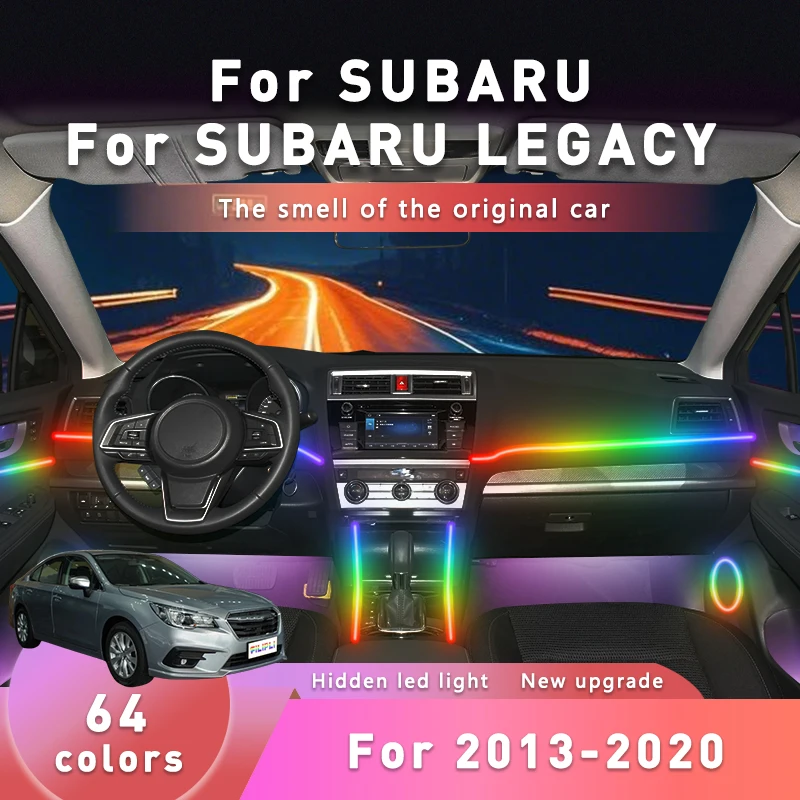 FILIPLI для SUBARU LEGACY для 2023, многоцветная RGB автомобильная лента для окружающего освещения, водонепроницаемая, простая в установке, светодиодная внутренняя подсветка для настроения
FILIPLI для SUBARU LEGACY для 2023, многоцветная RGB автомобильная лента для окружающего освещения, водонепроницаемая, простая в установке, светодиодная внутренняя подсветка для настроения