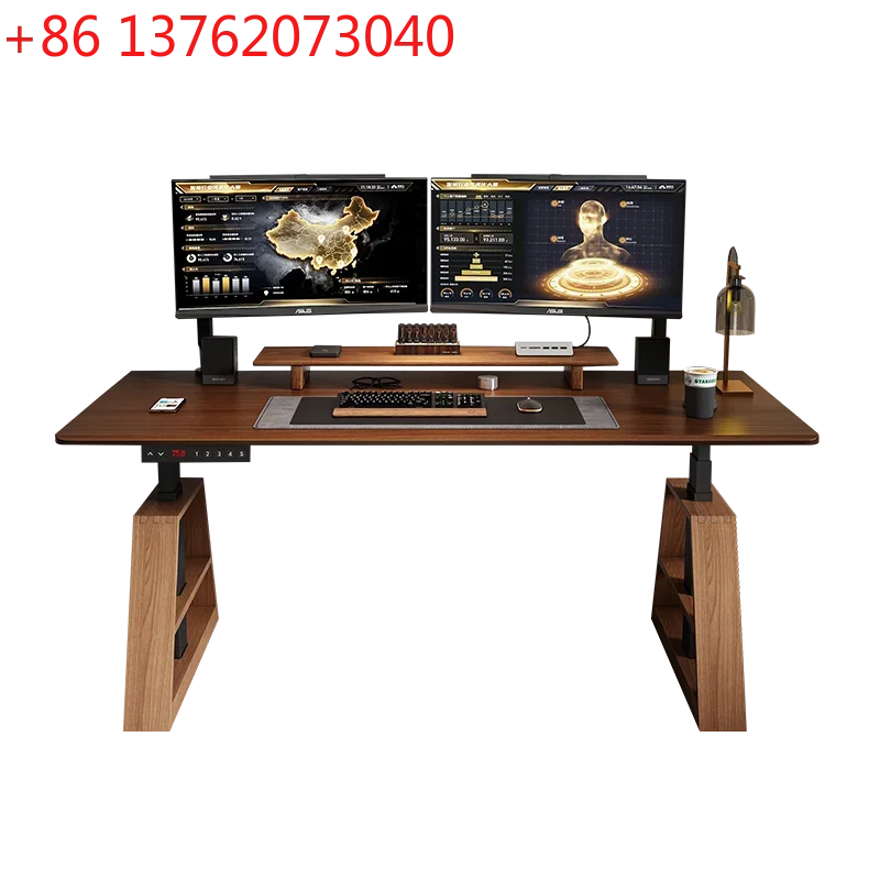 All solid wood electric lifting table computer table standing lifting table household
All solid wood electric lifting table computer table standing lifting table household