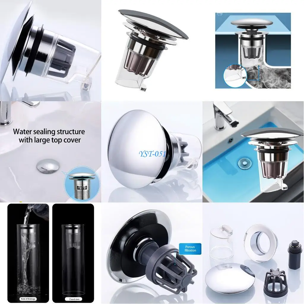E15A Copper Kitchen Sink Drain Strainer Anti Clogging Sink Stoppers Sink Bounce Cores Strainer Basket Filter Easy to Use
E15A Copper Kitchen Sink Drain Strainer Anti Clogging Sink Stoppers Sink Bounce Cores Strainer Basket Filter Easy to Use