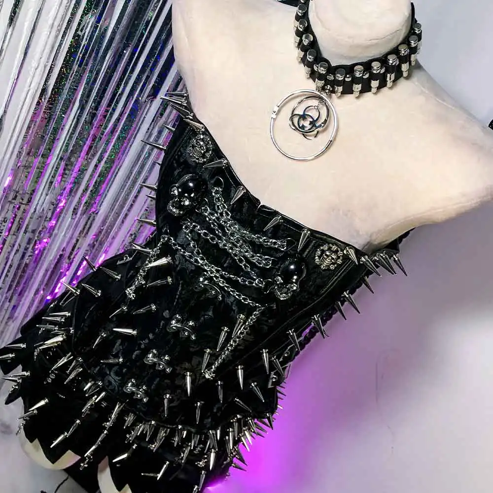 Топы ручной работы из экокожи для подростков в стиле панк-рок, с заклепками, в стиле Харадзюку, DIY, Y2K, готика, кавай, гранж, эмо, 90-е
Топы ручной работы из экокожи для подростков в стиле панк-рок, с заклепками, в стиле Харадзюку, DIY, Y2K, готика, кавай, гранж, эмо, 90-е