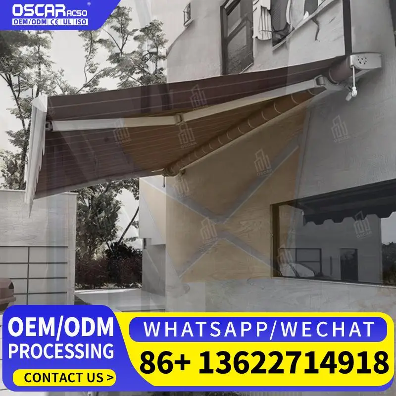 Retractable Wall Mounted Aluminum Alloy Awning Remote Controlled 5m Vertical Folding for Commercial Use Fashionable and Easy to
Retractable Wall Mounted Aluminum Alloy Awning Remote Controlled 5m Vertical Folding for Commercial Use Fashionable and Easy to