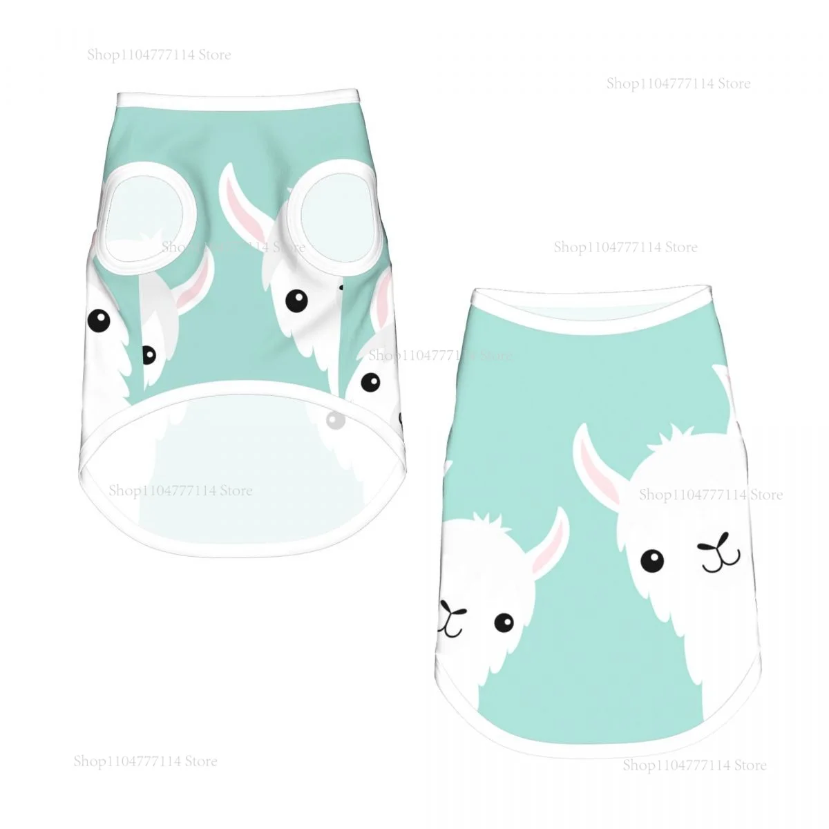 Two Cute Cartoon Llama Alpaca Pet Dog Clothes Summer Dog Cat Vest Pet Puppy Breathable Cool Clothing
Two Cute Cartoon Llama Alpaca Pet Dog Clothes Summer Dog Cat Vest Pet Puppy Breathable Cool Clothing
