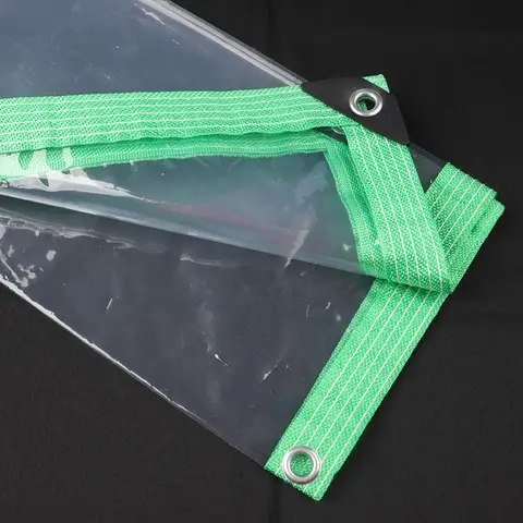 95% trasparente PEVA panno antipioggia patio pergola vedere attraverso telo tenda giardino piante grasse copertura antipioggia telone trasparente esterno