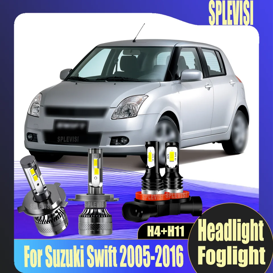 LED Headlight/FogLight H4/H11 Night driving safety For Suzuki Swift 2005 2006 2007 2008 2009 2010 2011 2012 2013 2014 2015 2016
LED Headlight/FogLight H4/H11 Night driving safety For Suzuki Swift 2005 2006 2007 2008 2009 2010 2011 2012 2013 2014 2015 2016