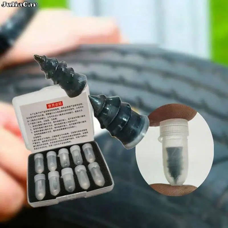 10Pcs Rubber Tire Repair Nails Self-Tapping Screws for Car Motorcycle Tire Repair
10Pcs Rubber Tire Repair Nails Self-Tapping Screws for Car Motorcycle Tire Repair