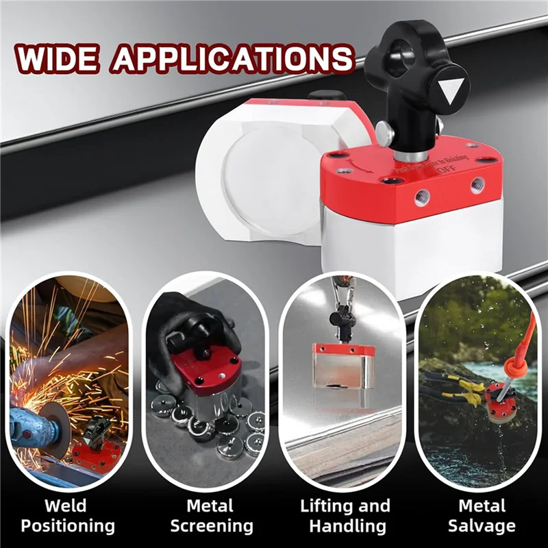 SEWS-2X 180 LB On/Off Magnets, Magnetic Welding Holder, Multipurpose Switch Magnet For Lifting And Handling,Metal Screening
SEWS-2X 180 LB On/Off Magnets, Magnetic Welding Holder, Multipurpose Switch Magnet For Lifting And Handling,Metal Screening