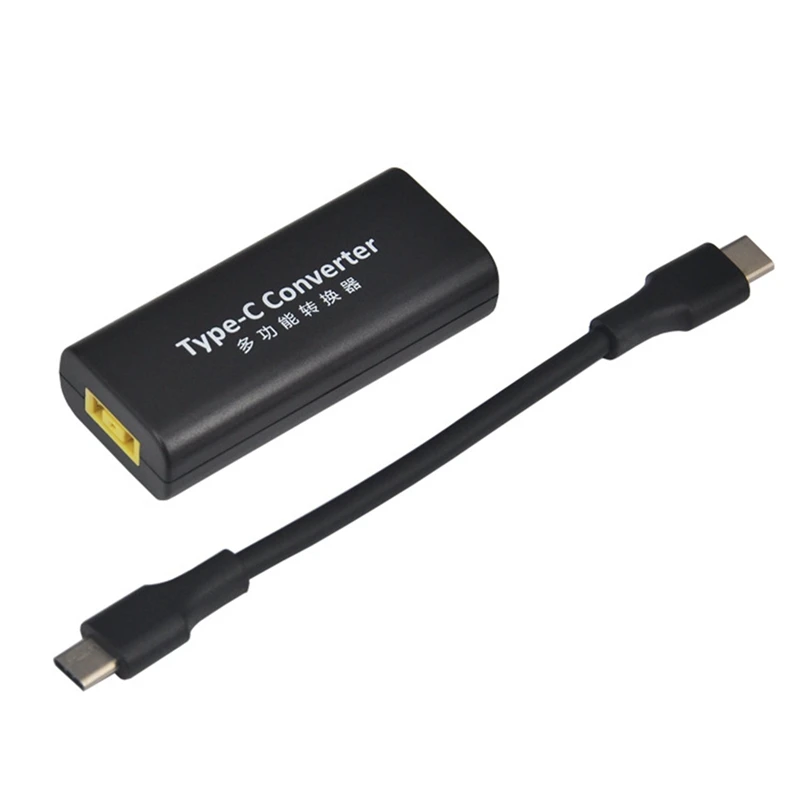 Адаптер питания постоянного тока, преобразователь квадратный в USB Type C разъем, конвертер для ноутбука Lenovo, зарядное устройство
Адаптер питания постоянного тока, преобразователь квадратный в USB Type C разъем, конвертер для ноутбука Lenovo, зарядное устройство
