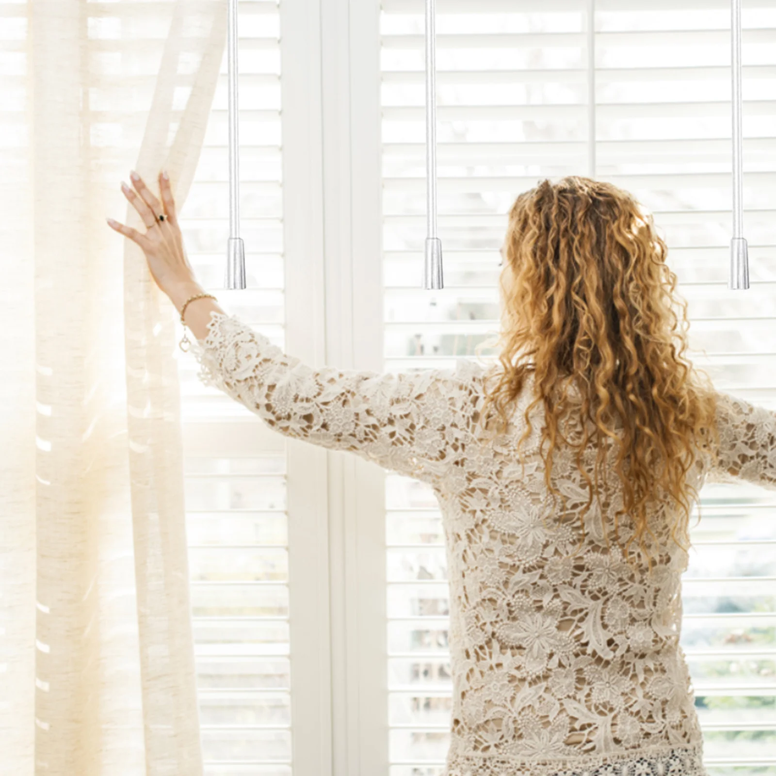 4Pcs Vertical Blinds Replacement Parts Plastic Blind Stick Vertical Blind Wand Replacement with Hook for Home Office
4Pcs Vertical Blinds Replacement Parts Plastic Blind Stick Vertical Blind Wand Replacement with Hook for Home Office