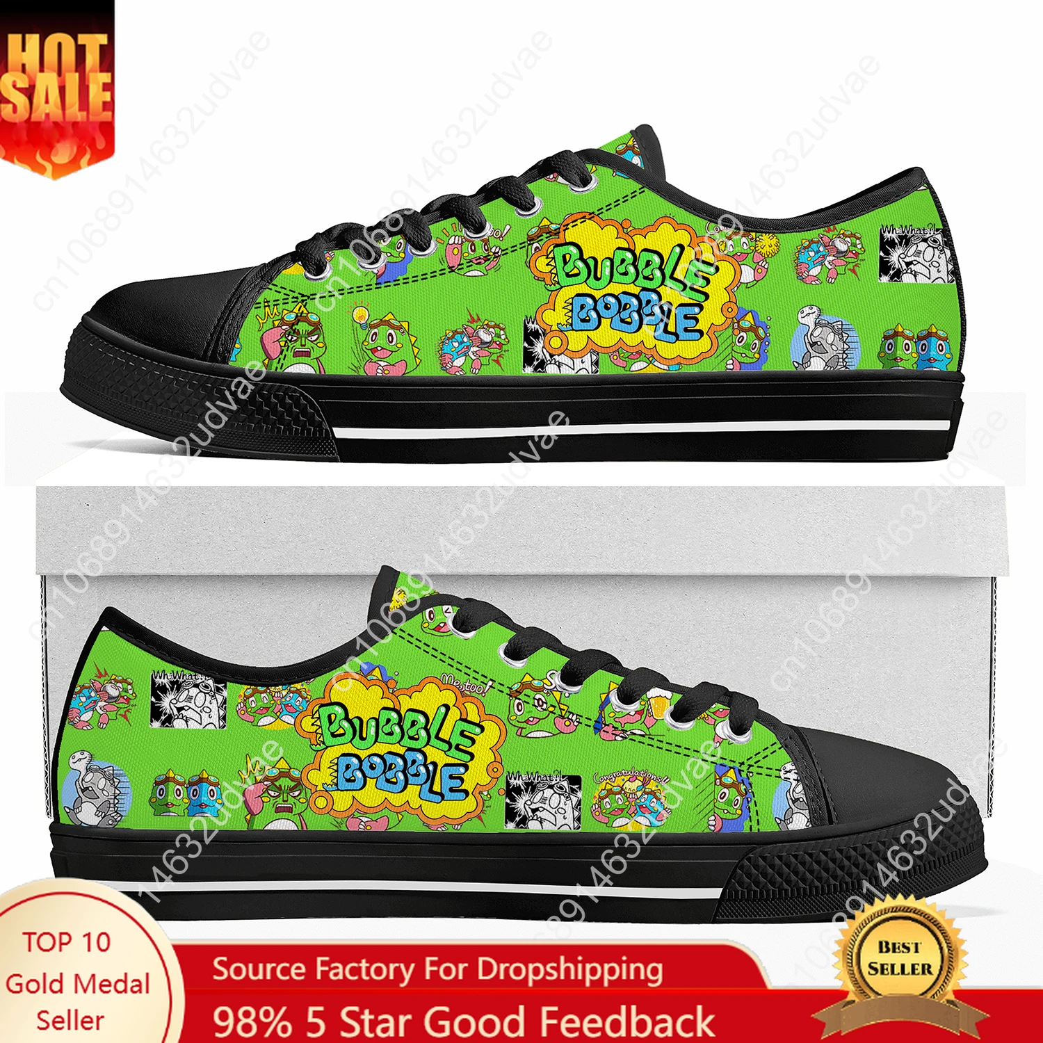 Bubble Bobble Low Top Shoes Men Women Teenager Sneakers Canvas High Quality Sneaker Casual Customized Couple Shoe Black Sole
Bubble Bobble Low Top Shoes Men Women Teenager Sneakers Canvas High Quality Sneaker Casual Customized Couple Shoe Black Sole