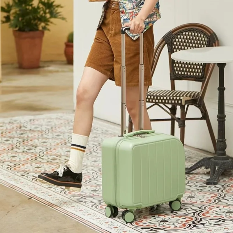 Customizable Women Small 18 Inch Cabin Luggage Password Lock Spinner Wheels Corporate Gift Travel Suitcase Rolling Luggage
Customizable Women Small 18 Inch Cabin Luggage Password Lock Spinner Wheels Corporate Gift Travel Suitcase Rolling Luggage